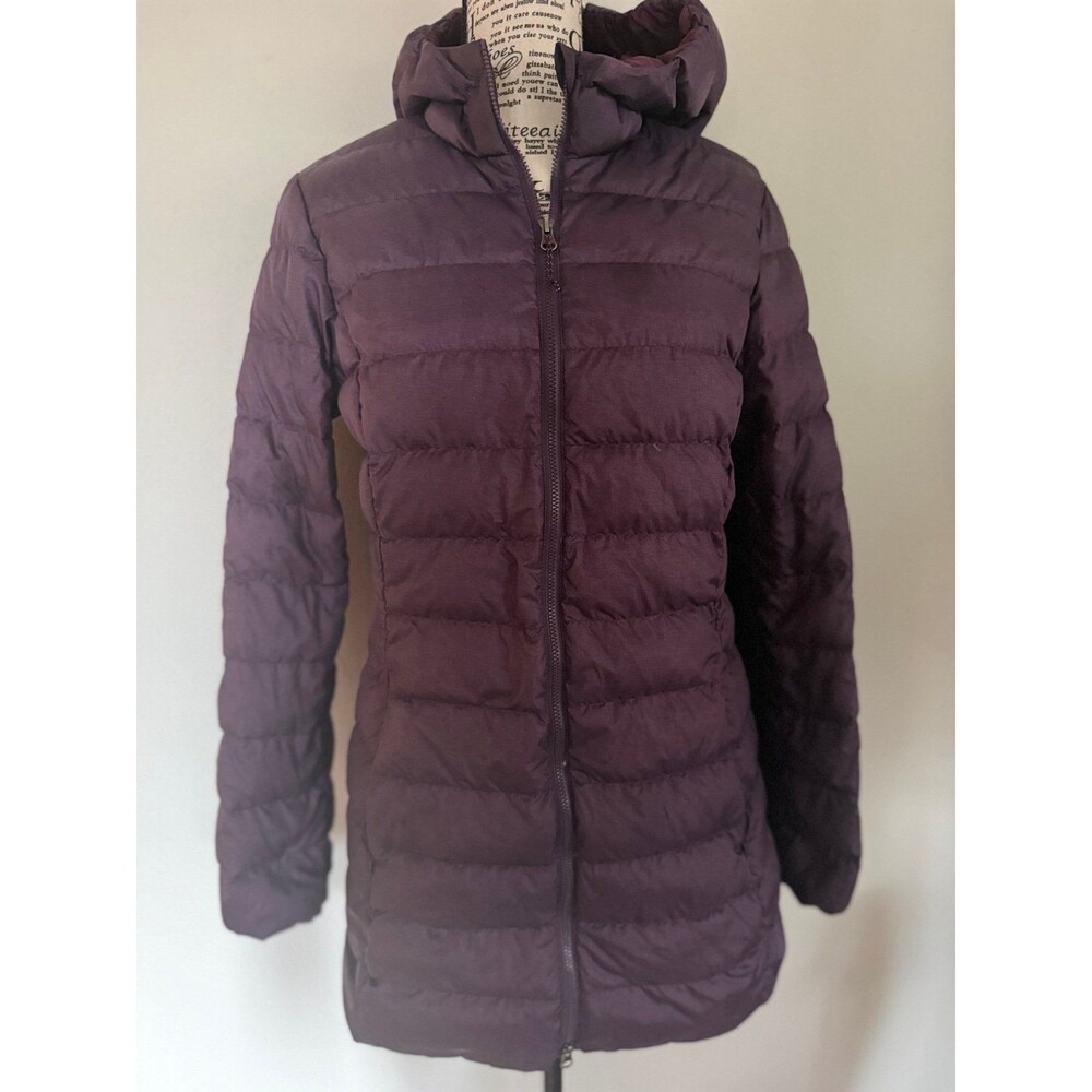 Slopes Eddie Bauer Women's Winter Hooded Puffer Jacket Plum S